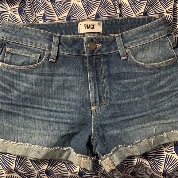 PAIGE Pants - Cute PAIGE cuffed jean shorts.